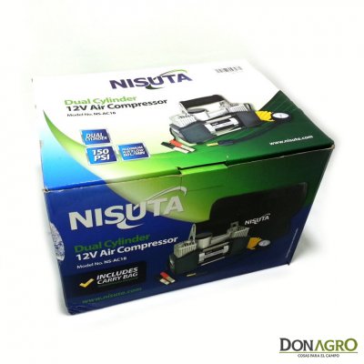 Compresor 12v 2 Cilindros Nisuta