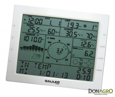 Estacion meteorologica Galileo WS3800 USB con UV y LUX