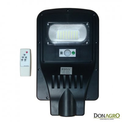 Luminaria Solar 30W con control remoto
