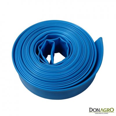 Manguera Plana 1 1/2'' x 10 mts