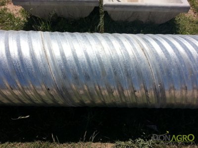 Tubo Alcantarilla de Chapa Galvanizada