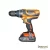 Atornillador Taladro Percutor a Batería Dowen Pagio 18v 13mm TPB1318P