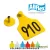 Caravana AllFlex Grande Numerada x25 Unid