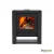 Estufa a Leña Bosca Gold 500 Black Vision Charcoal 10.318Kcal