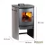 Estufa a Leña Bosca Spirit 380 Inox 9.888Kcal