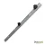 Poste Z Galvanizado Tec-Metal 1.30m con 2 Aisladores