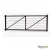 Tranqueras de tiretas Curupay  3.00 mts x 1.20 mts Diagonal Simple