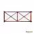 Tranqueras de tiretas Curupay  3.50 mts x 1.20 mts Diagonal Doble