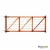 Tranqueras de tiretas Curupay  4.00 mts x 1.20 mts Diagonal Simple