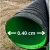 Tubo Alcantarilla PEAD ECOLINE Extremo Liso 0.40 cm x 6 mts