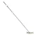 Varilla Hierro 10mm c/2 Aisladores