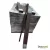 Varillon para corral Plastico 4.5X4.5cm 1.40mts