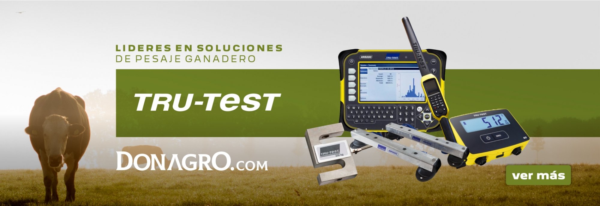 Balanzas y Bastones Lectores de Caravanas Tru-Test